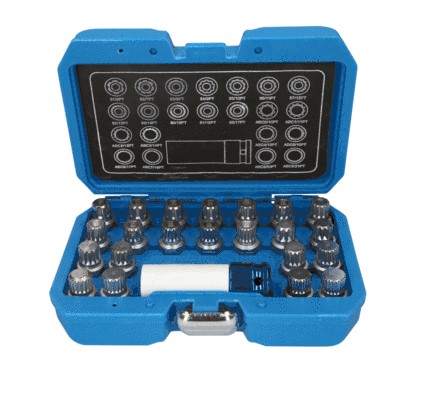 Upplåsningsverktygssats, fälglås, Universal Ks tools BT691260 KS TOOLS