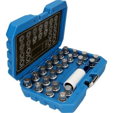 Upplåsningsverktygssats, fälglås, Universal Ks tools BT691260 KS TOOLS