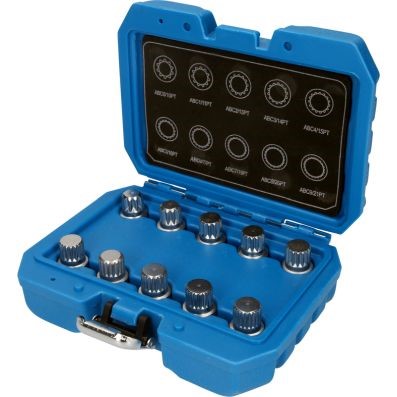 Upplåsningsverktygssats, fälglås, Universal Ks tools BT691310 KS TOOLS