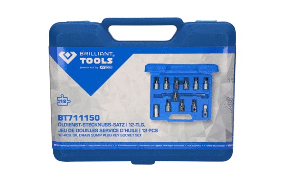 Oljefilternyckelsats, Universal Ks tools BT711150 KS TOOLS
