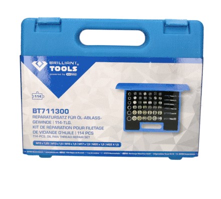 Reparationssats, oljeavtappningsskruvgänga Ks tools BT711300 KS TOOLS Reparationssats, oljeavtappningsskruvgänga Ks tools BT711300 KS TOOLS