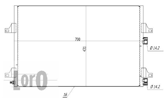 Kondensor, klimatanläggning ABAKUS