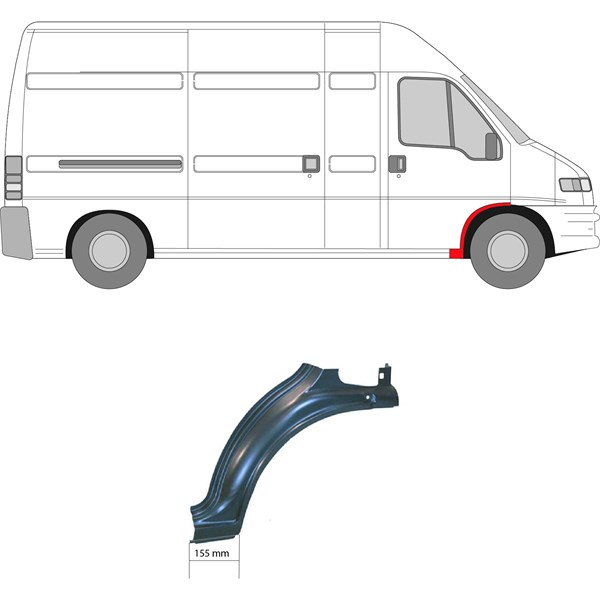 Skärm, Höger fram Klokkerholm 2092332 KLOKKERHOLM