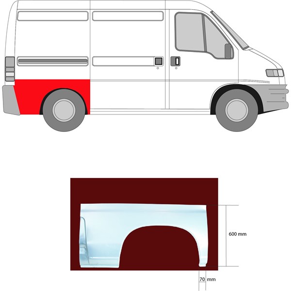 Sdovägg, Höger bak Klokkerholm 2092532 KLOKKERHOLM