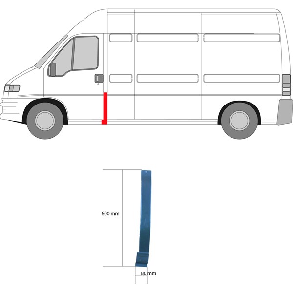 Sdovägg, Vänster fram Klokkerholm 2092561 KLOKKERHOLM