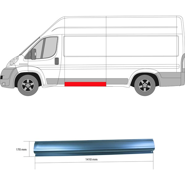 Sdovägg, Vänster fram Klokkerholm 2097001 KLOKKERHOLM