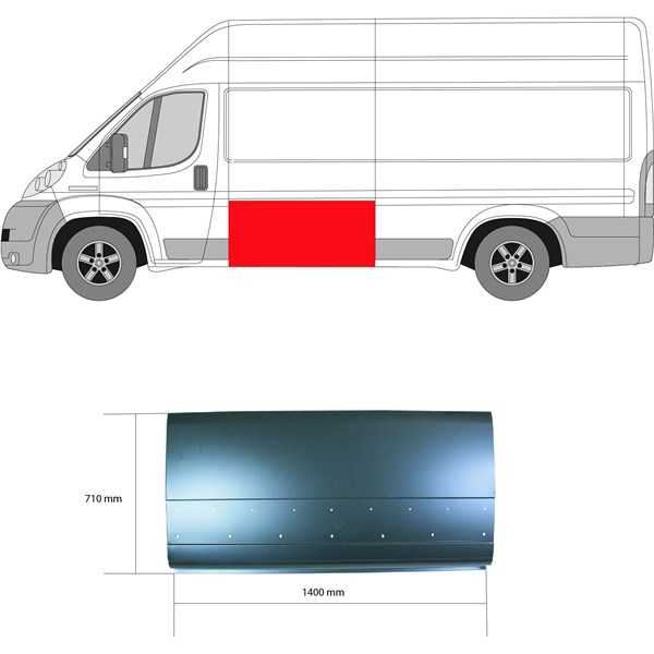 Sdovägg, Vänster fram Klokkerholm 2097011 KLOKKERHOLM