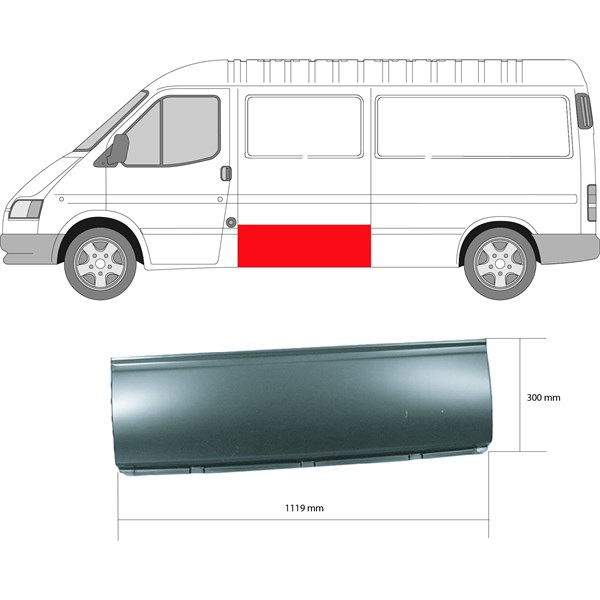 Sdovägg, Vänster fram Klokkerholm 2515000 KLOKKERHOLM