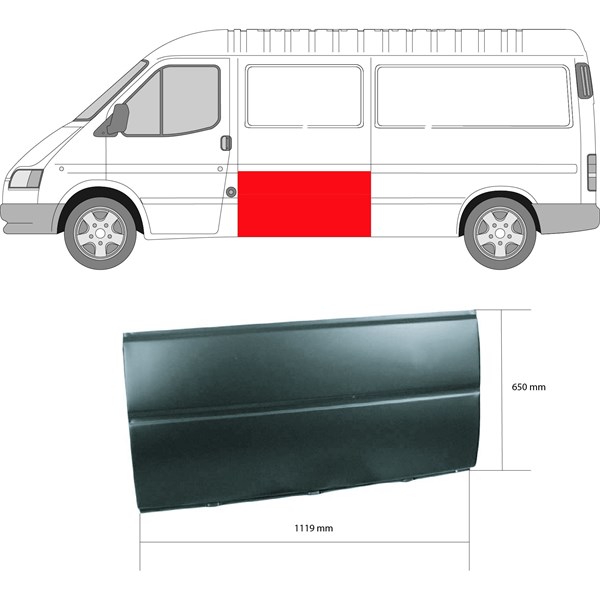 Sdovägg, Vänster fram Klokkerholm 2515001 KLOKKERHOLM
