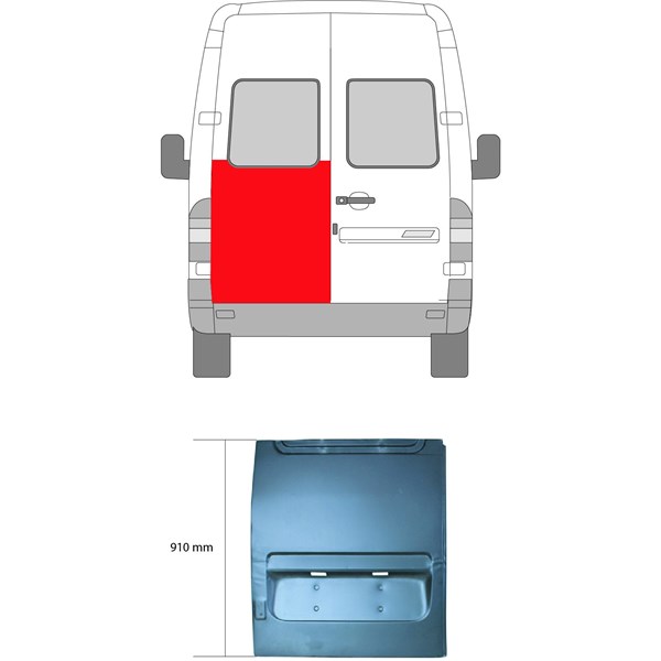 Bakdörr, Vänster bak Klokkerholm 3546155 KLOKKERHOLM