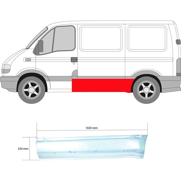 Sdovägg, Vänster fram Klokkerholm 6065561 KLOKKERHOLM