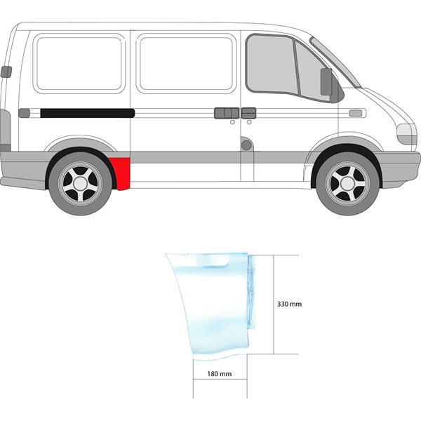 Sdovägg, Höger fram Klokkerholm 6065562 KLOKKERHOLM