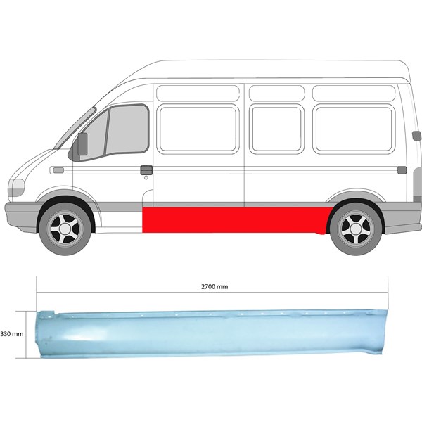 Sdovägg, Vänster fram Klokkerholm 6065565 KLOKKERHOLM