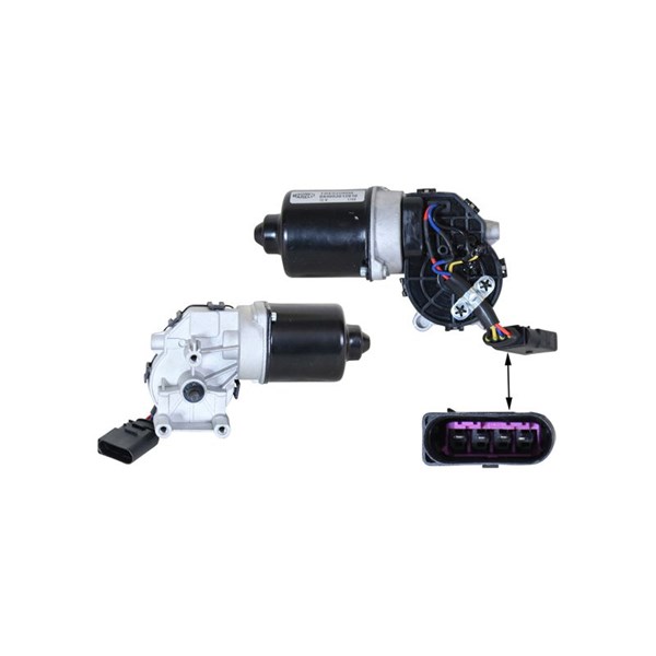 Torkarmotor 12V, Fram Klokkerholm 00283270 KLOKKERHOLM
