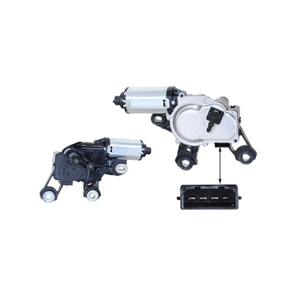 Torkarmotor 12V, Bak Klokkerholm 00297170 KLOKKERHOLM