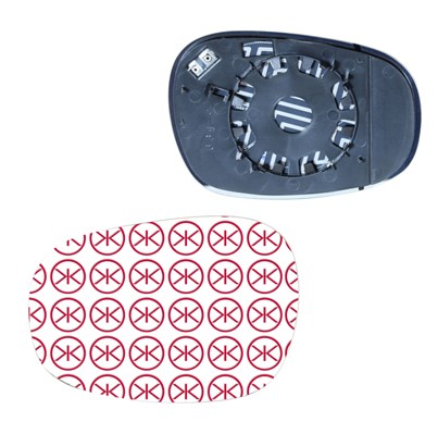 Spegelglas, yttre spegel, Höger Klokkerholm 00621064 KLOKKERHOLM