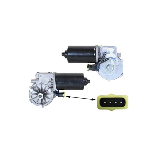 Torkarmotor 12V, Fram Klokkerholm 00653270 KLOKKERHOLM