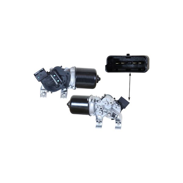 Torkarmotor 12V, Fram Klokkerholm 05193270 KLOKKERHOLM
