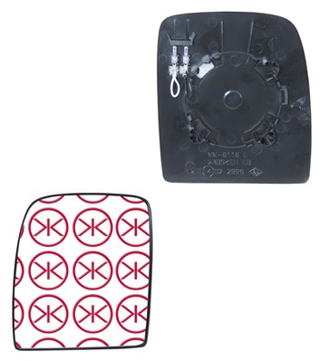 Spegelglas, yttre spegel, Höger Klokkerholm 05571064 KLOKKERHOLM