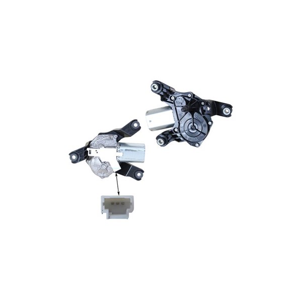 Torkarmotor 12V, Bak Klokkerholm 13017170 KLOKKERHOLM