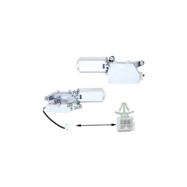 Torkarmotor 12V, Bak Klokkerholm 20427170 KLOKKERHOLM
