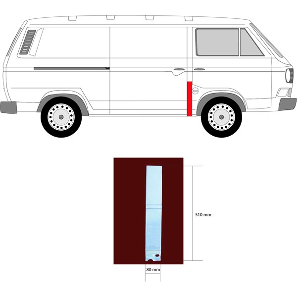 Sdovägg, Höger Klokkerholm 9557022 KLOKKERHOLM