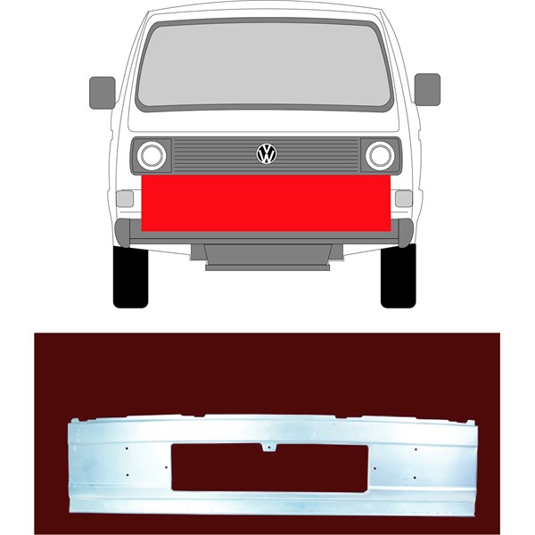 Frontplåt Klokkerholm 9557223 KLOKKERHOLM