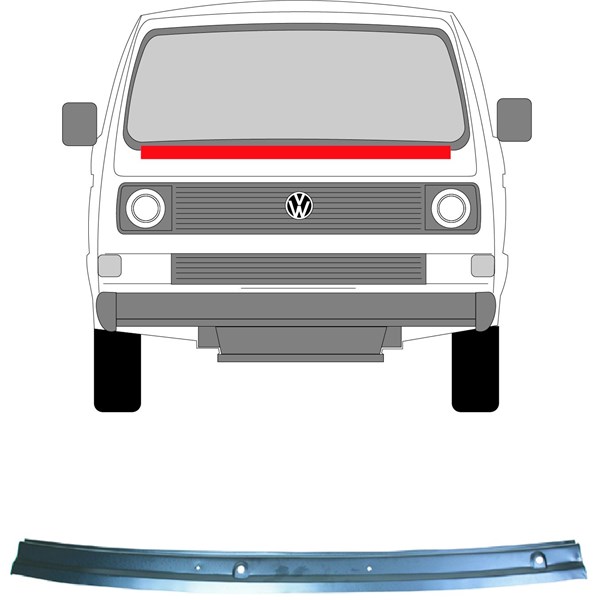 Vindrutesarg Klokkerholm 9557320 KLOKKERHOLM