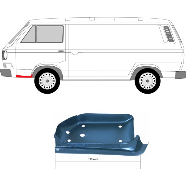 Skärm, Vänster fram Klokkerholm 9557321 KLOKKERHOLM