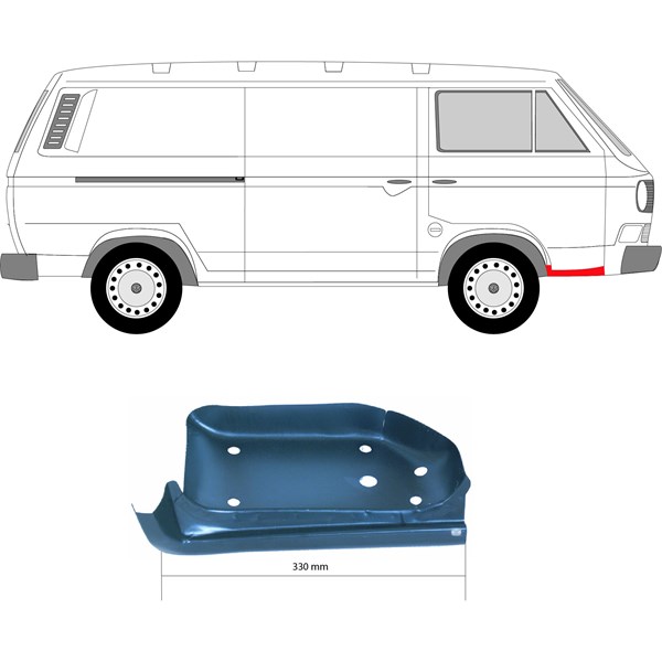 Skärm, Höger fram Klokkerholm 9557322 KLOKKERHOLM