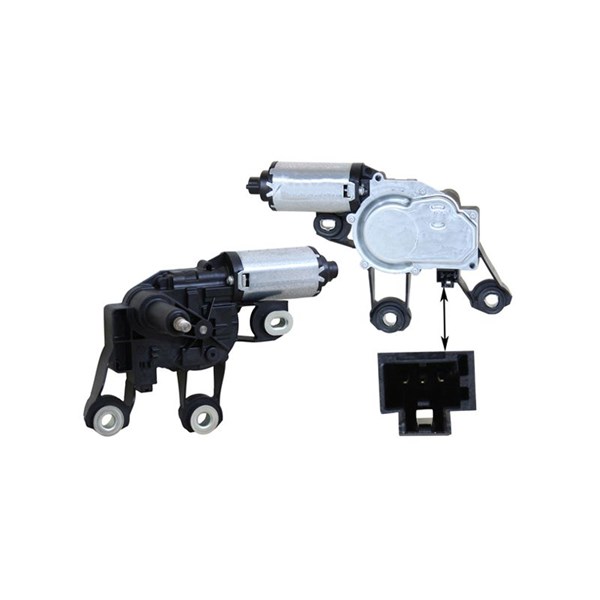 Torkarmotor 12V, Bak Klokkerholm 25647170 KLOKKERHOLM