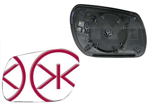 Spegelglas, yttre spegel, Höger Klokkerholm 34761062 KLOKKERHOLM