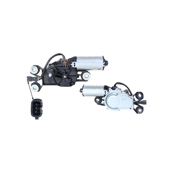 Torkarmotor 12V, Bak Klokkerholm 35027170 KLOKKERHOLM