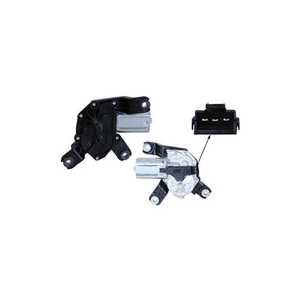 Torkarmotor 12V, Bak Klokkerholm 50637170 KLOKKERHOLM
