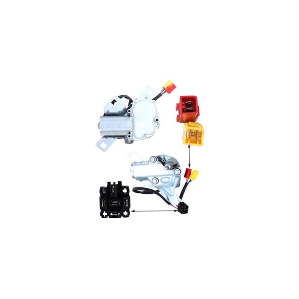 Torkarmotor 12V, Bak Klokkerholm 55027173 KLOKKERHOLM