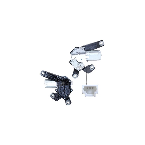 Torkarmotor 12V, Bak Klokkerholm 55147170 KLOKKERHOLM