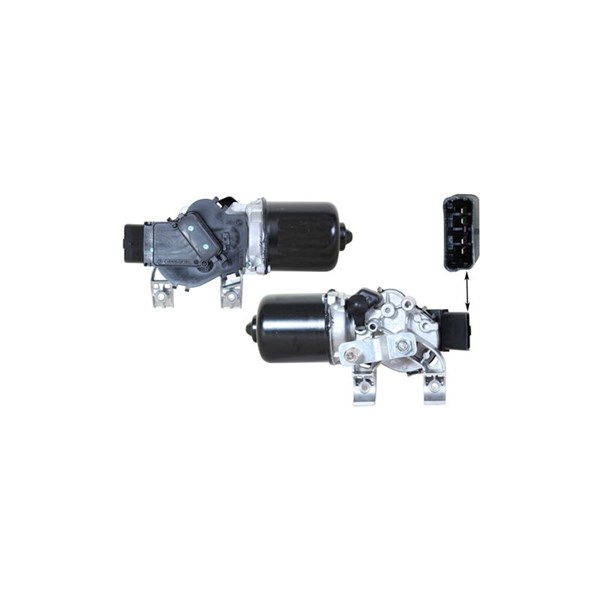 Torkarmotor 12V, Fram Klokkerholm 60113270 KLOKKERHOLM