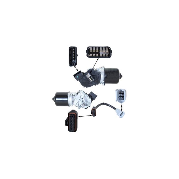 Torkarmotor 12V, Fram Klokkerholm 60323270 KLOKKERHOLM