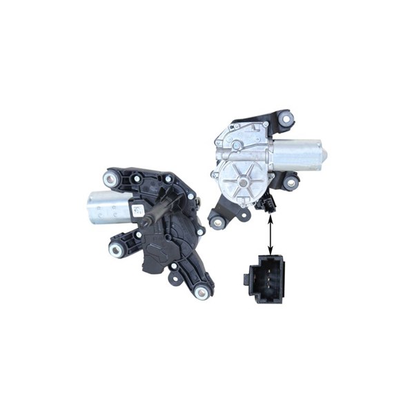 Torkarmotor 12V, Bak Klokkerholm 60347170 KLOKKERHOLM