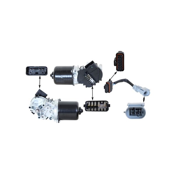 Torkarmotor 12V, Fram Klokkerholm 60373270 KLOKKERHOLM
