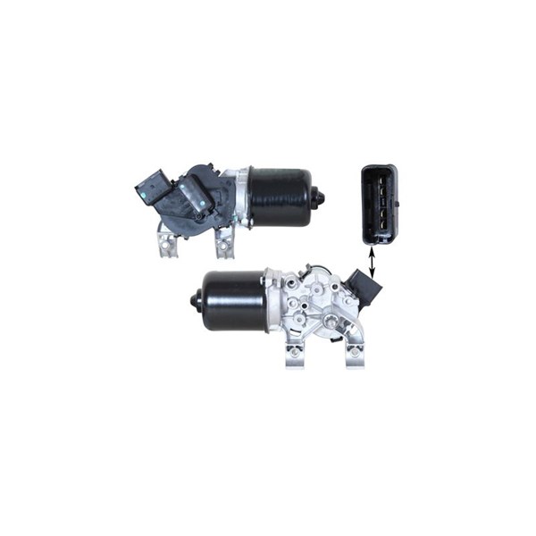 Torkarmotor 12V, Fram Klokkerholm 60413270 KLOKKERHOLM