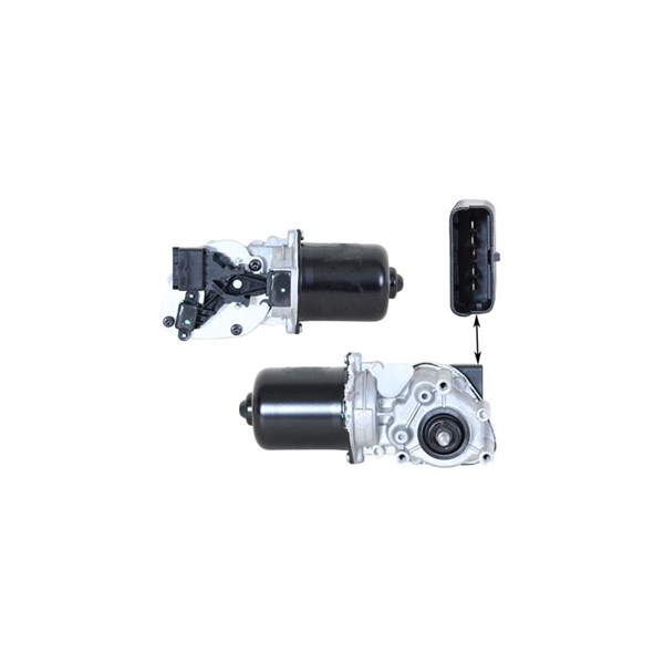 Torkarmotor 12V, Fram Klokkerholm 60423270 KLOKKERHOLM