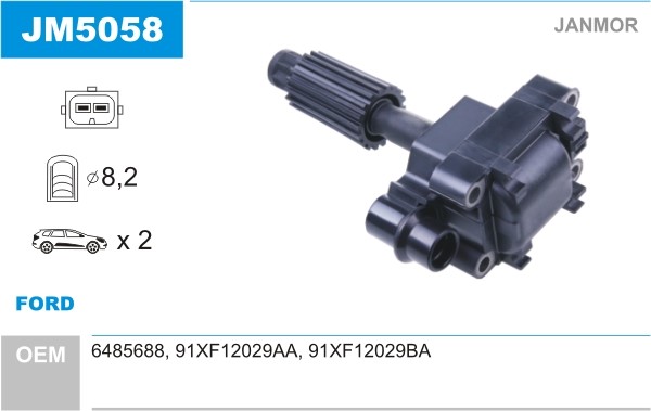 Tändspole Janmor jm5058 JANMOR