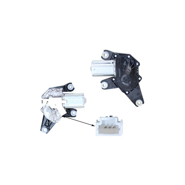 Torkarmotor 12V, Bak Klokkerholm 60727170 KLOKKERHOLM