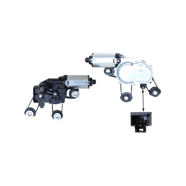 Torkarmotor 12V, Bak Klokkerholm 64257170 KLOKKERHOLM