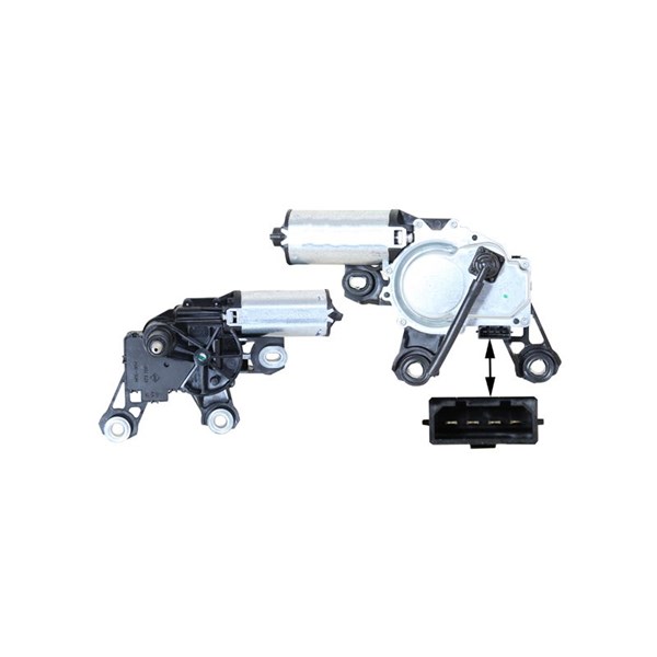 Torkarmotor 12V, Bak Klokkerholm 75207173 KLOKKERHOLM