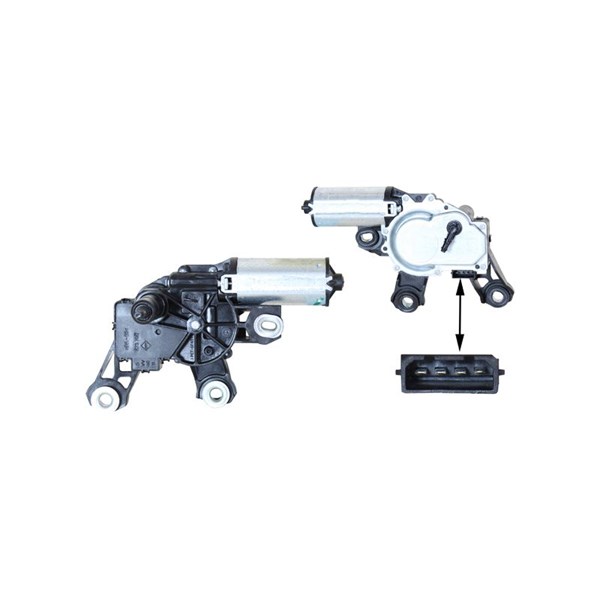 Torkarmotor 12V, Bak Klokkerholm 95067170 KLOKKERHOLM