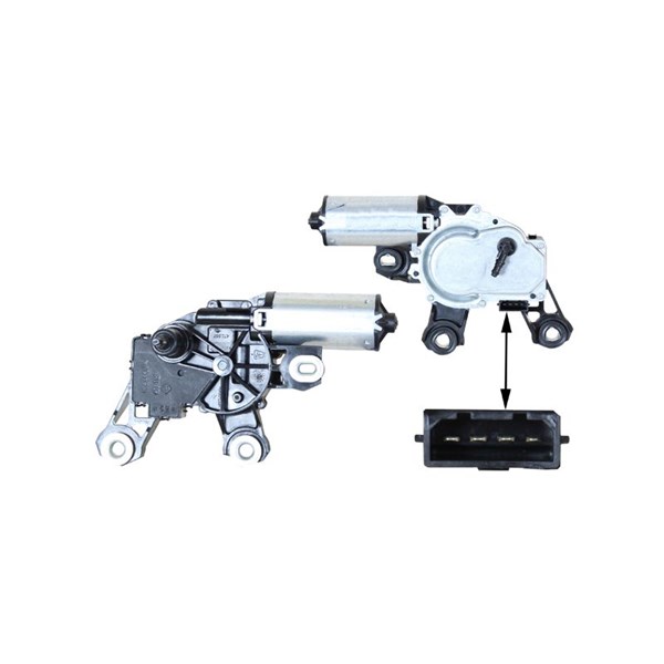 Torkarmotor 12V, Bak Klokkerholm 95237170 KLOKKERHOLM