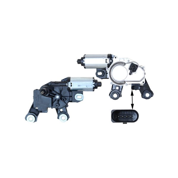 Torkarmotor 12V, Bak Klokkerholm 95857173 KLOKKERHOLM