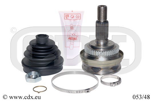 Drivknut, Framaxel, På hjulsidan Cdx 053/48 CDX
